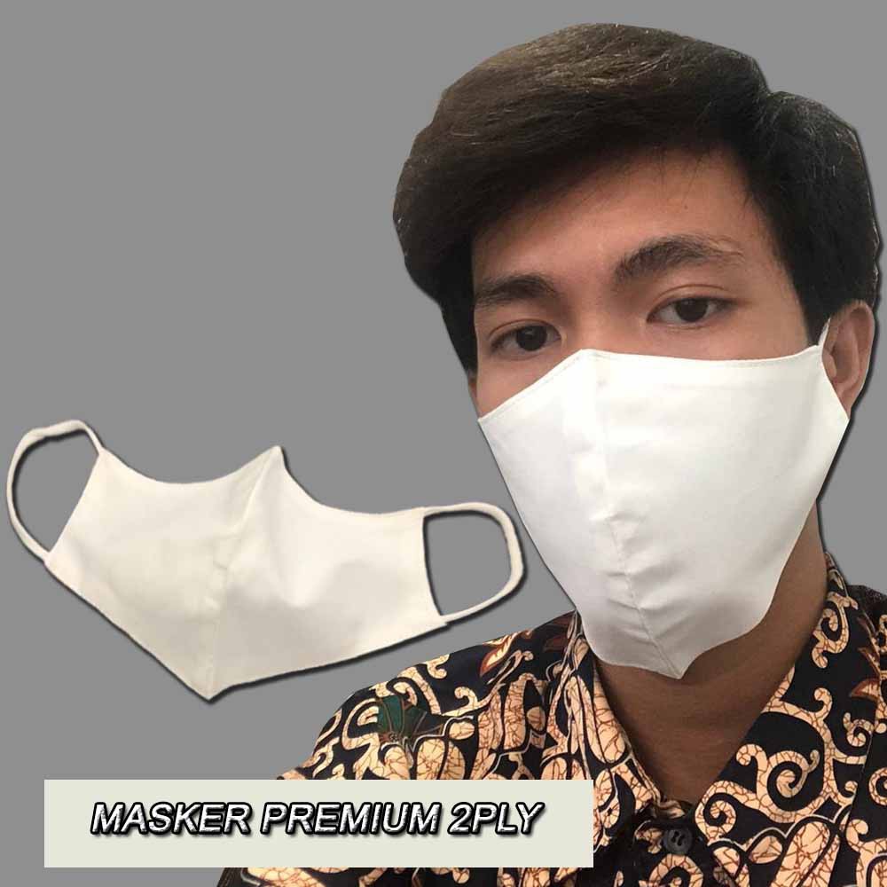MASKER KAIN MOBIL / MOTOR ANTI AIR WATER REPELLENT DEWASA BESAR 2 PLY