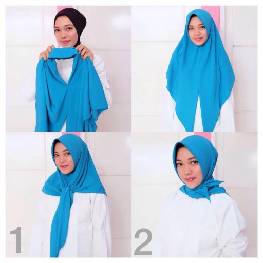 Jilbab Instan Hijab Segiempat Kerudung Paris Instan - Jilbab Grosir Hijab Murah Pastan Cantik Salsa