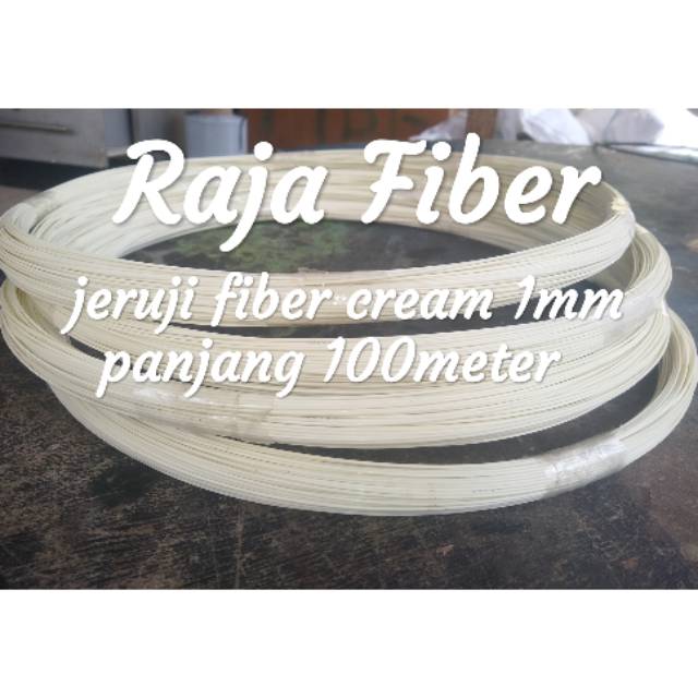 Jeruji fiber cream 1,3mm panjang 100mtr