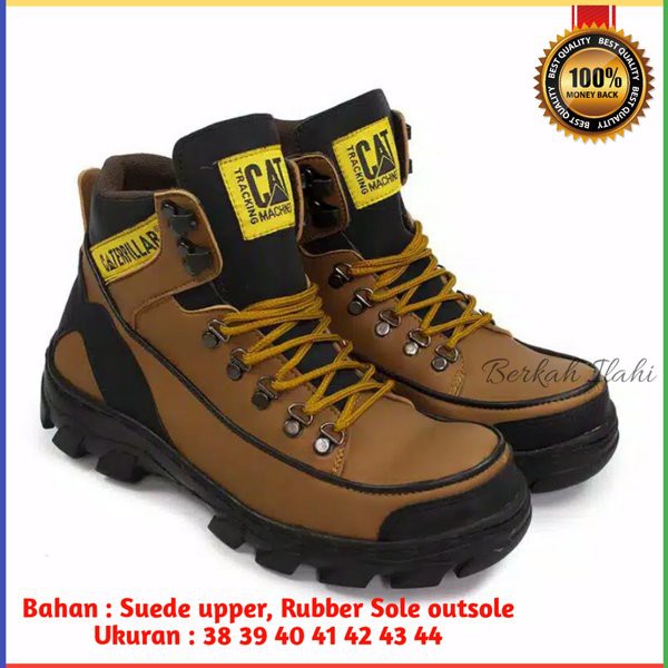 Boots but boot buot pria SELLER Store  Sepatu Boots Kulit Tracking Pria Sneaker Safety Cowok Kerja