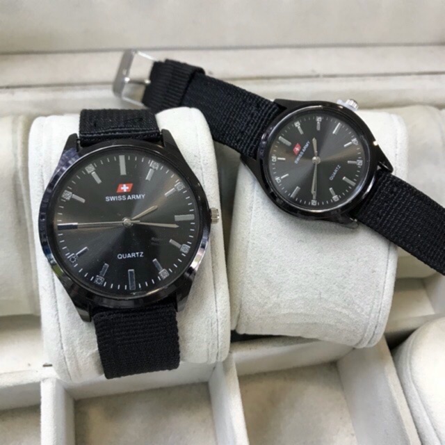 JAM TANGAN COUPLE BAHAN KANVAS/KAIN KEREN