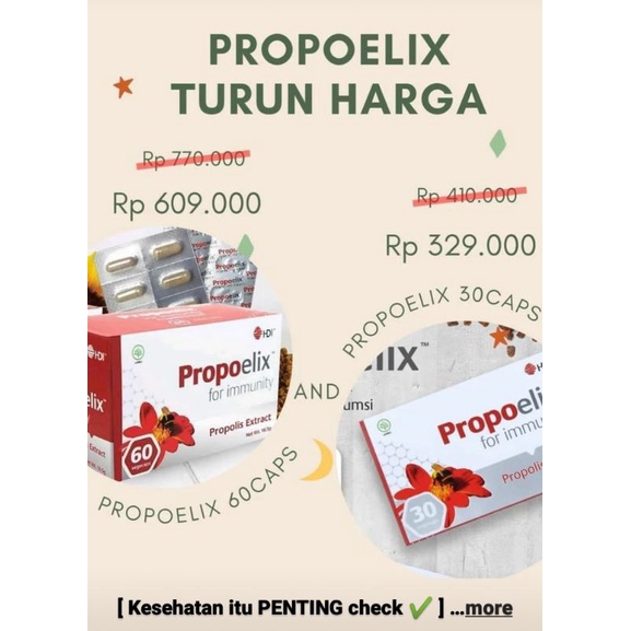 Promo Propoelix 200mg original HDI 