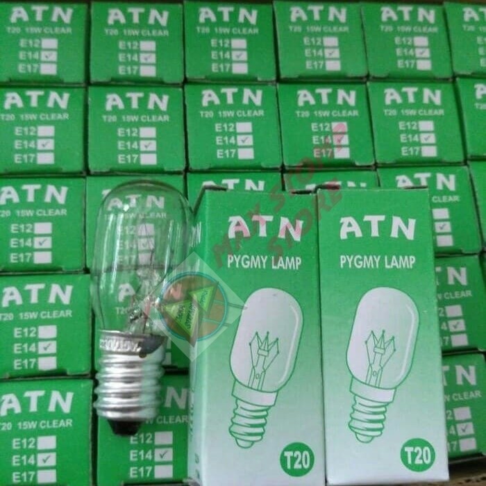 Lampu Bohlam Kulkas Fitting E 14 Pijar Clear Blub 15 Watt