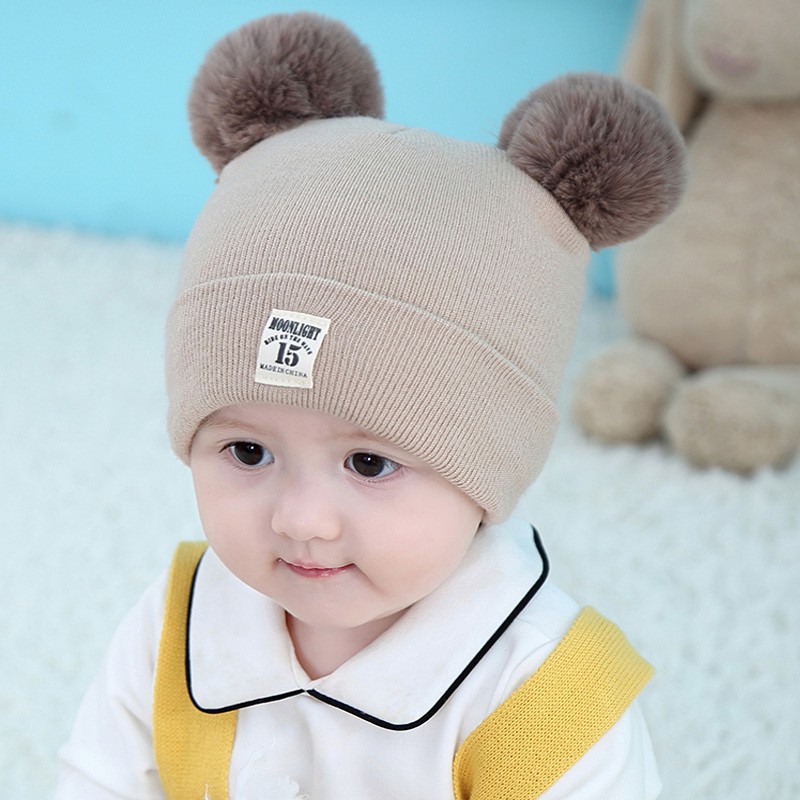 Kupluk Bayi Pompom Moonlight 15