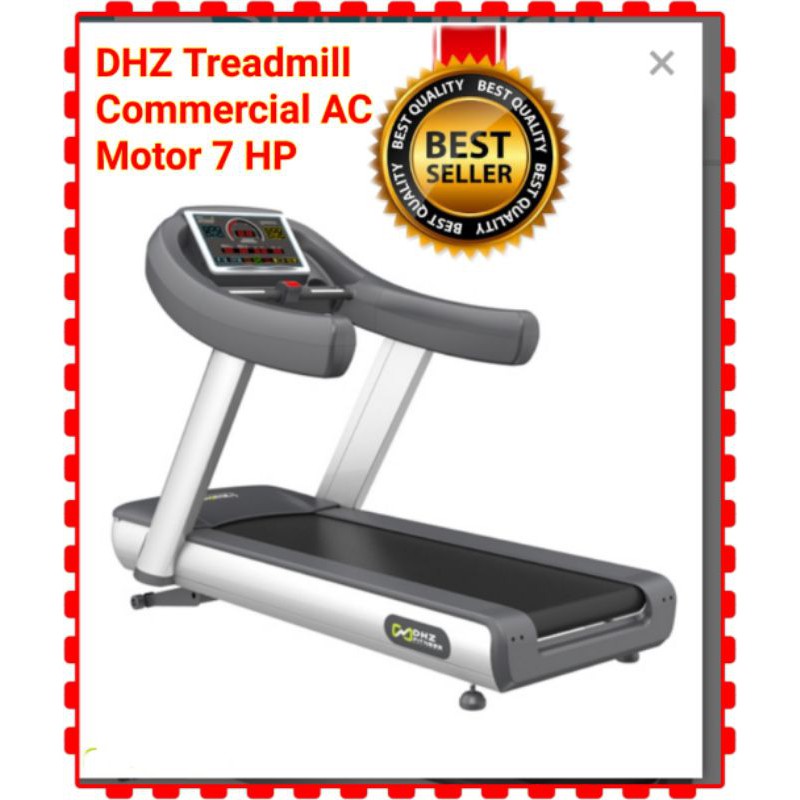 DHZ Big Treadmill AC Motor 7 HP Komersial Treadmill