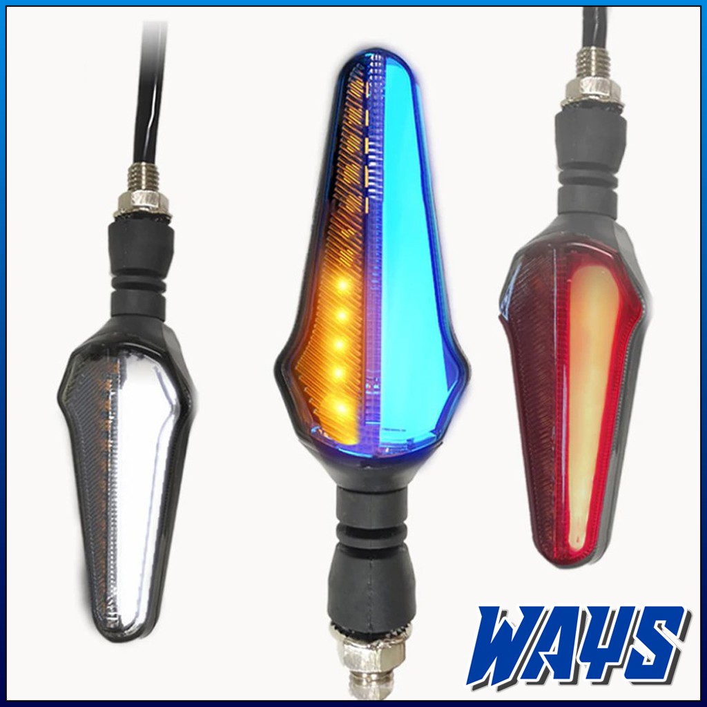 [L189] Lampu Sein Sen Senja Running 2in1 LED Motor Vario Aerox Vixion CB 150R CBR R15 R25 GSX Ninja