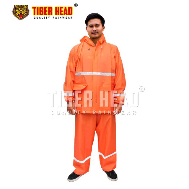 Jas Hujan Jaket Celana Proyek Safety Tebal Tiger 68287