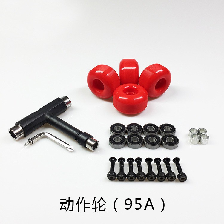 Roda skateboard 70x42mm 78a Bahan PU Elastis Tinggi