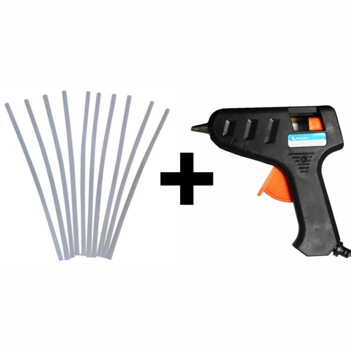

Paket Pistol Lem 20watt + 10pcs Lem Bakar - Hitam