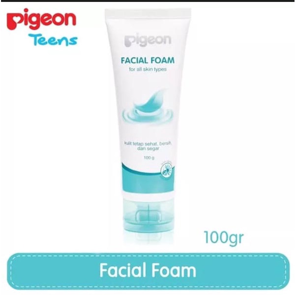 [SEMUA JENIS KULIT WAJAH] [40ML | 100ML] [BPOM] Pigeon Teens Facial Foam for All Skin Types / Sabun Muka / Pembersih Wajah 40ml |