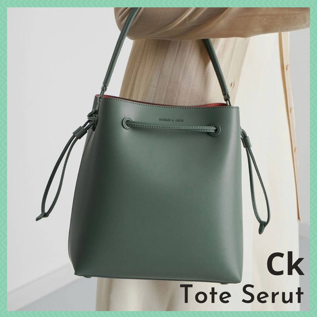 Tas Tote Bag CK 047 Sling Bag Bahu Jinjing Serut Fashion Wanita Cewek Kekinian Branded Import