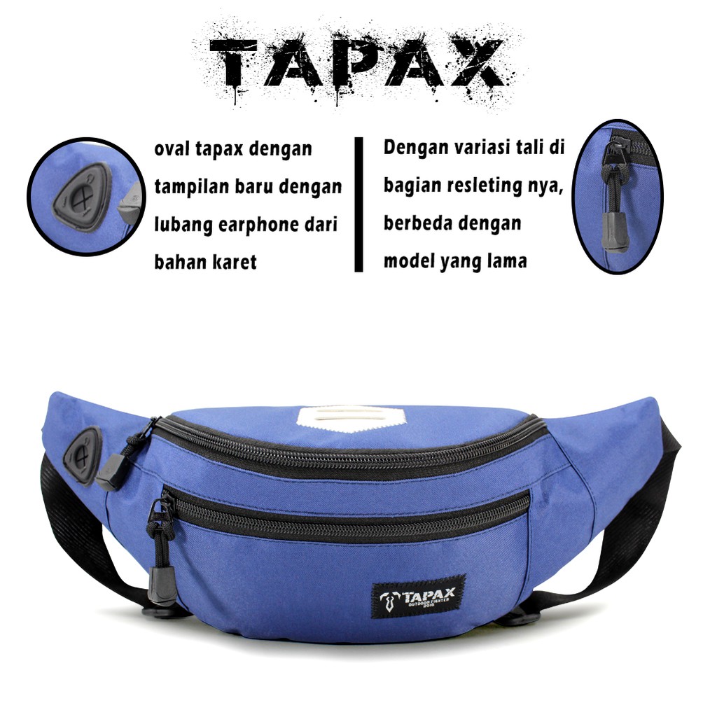 Tas Selempang Waistbag Oval Tapax Original.