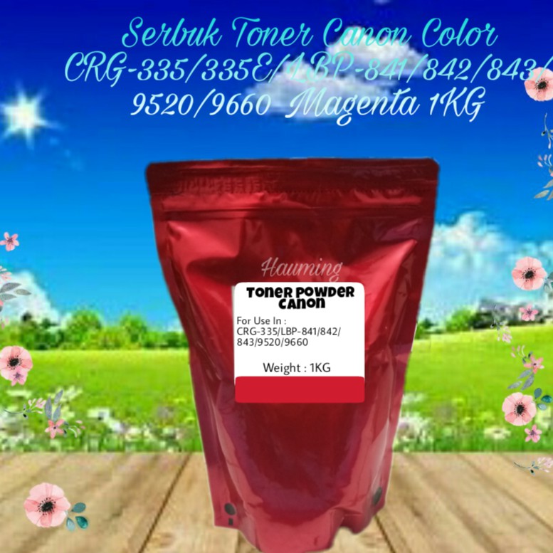 Serbuk Toner Canon CRG-335 335E LBP-841 841CDN 842 842C 843 843Ci 843CX 9520C 9660C Magenta 1kg