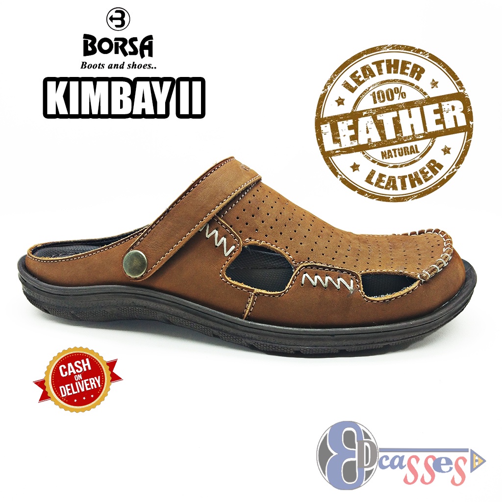 BORSA KIMBAY SEPATU SANDAL BORSA KIMBAY 2 - BUSTONG KULIT PRIA