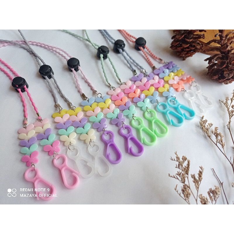 TALI MASKER KONEKTOR MASKER STRAP MASKER KALUNG MASKER MURAH LUCU UNIK
