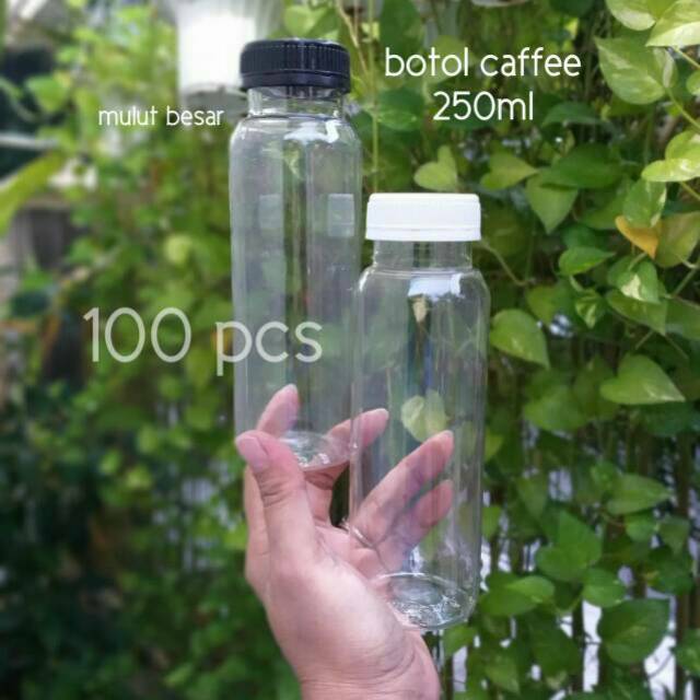 Kemasan kekinian Botol CAFFEE 250ml 100 pcs