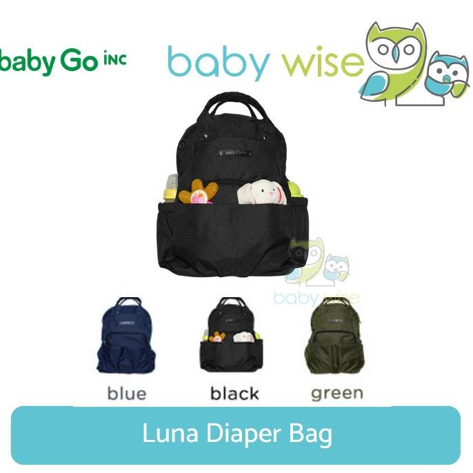 Terbatas - Babygo Inc. Luna Diaper Bag