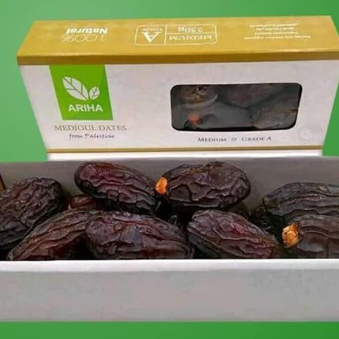 

Diskon! Kurma Medjoul Ariha Palestina @250 Gr , Medjol Medjool Dates Palestine