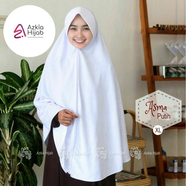 Azkia Hijab Kerudung Jilbab Bergo Kaos Asma Pet Standar Ukuran Xl Nyaman Di Pakai