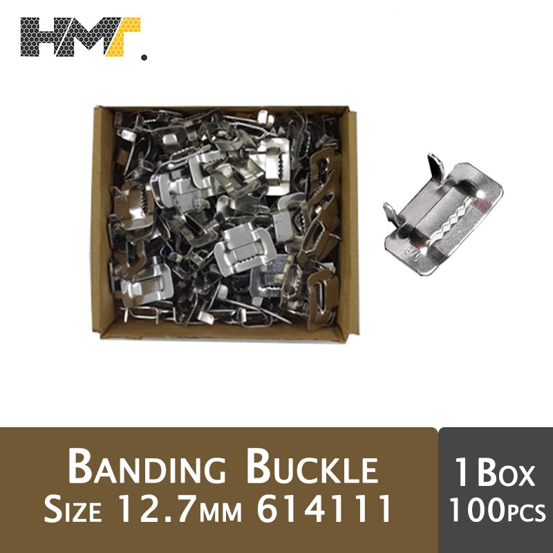 

Banding Buckle Size 12.7 mm Code 614111 1/2" ( inch ) Band-it