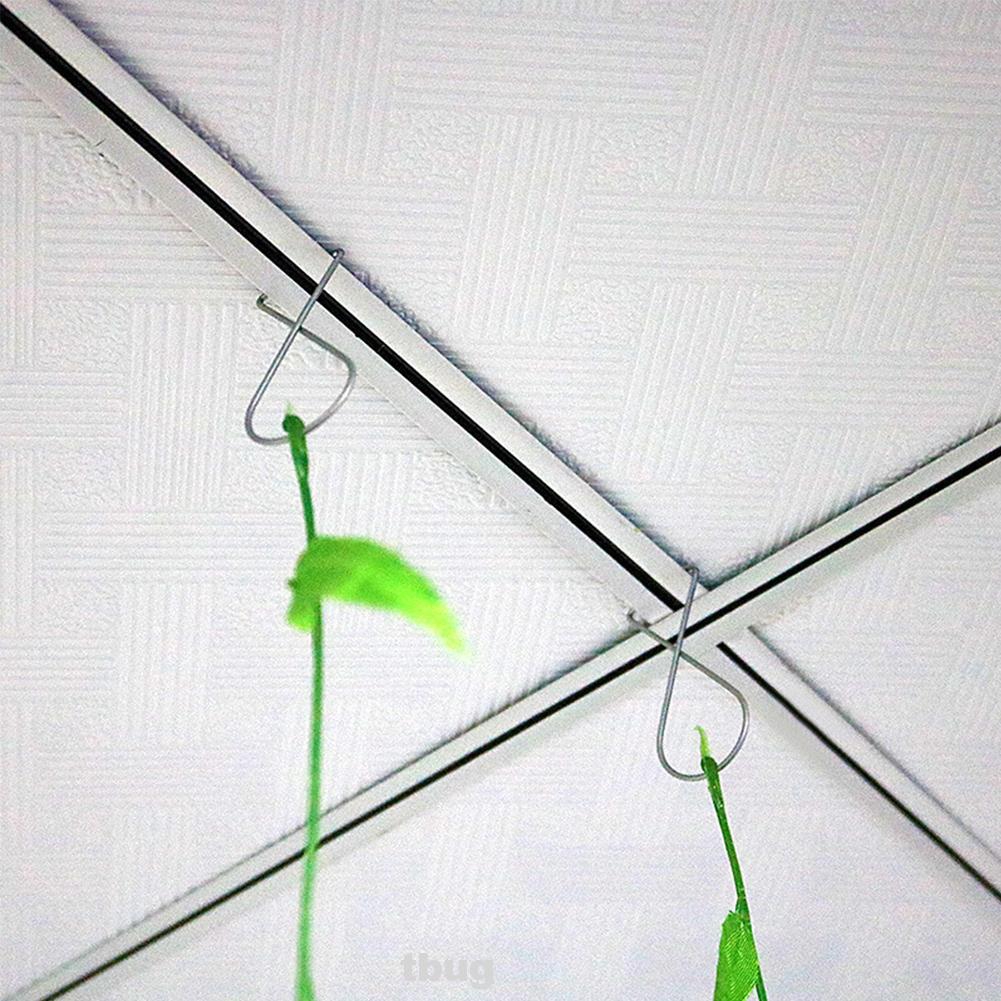 100pcs Hook Ceiling Drop T Bar Hanging Clips Wedding Decorations