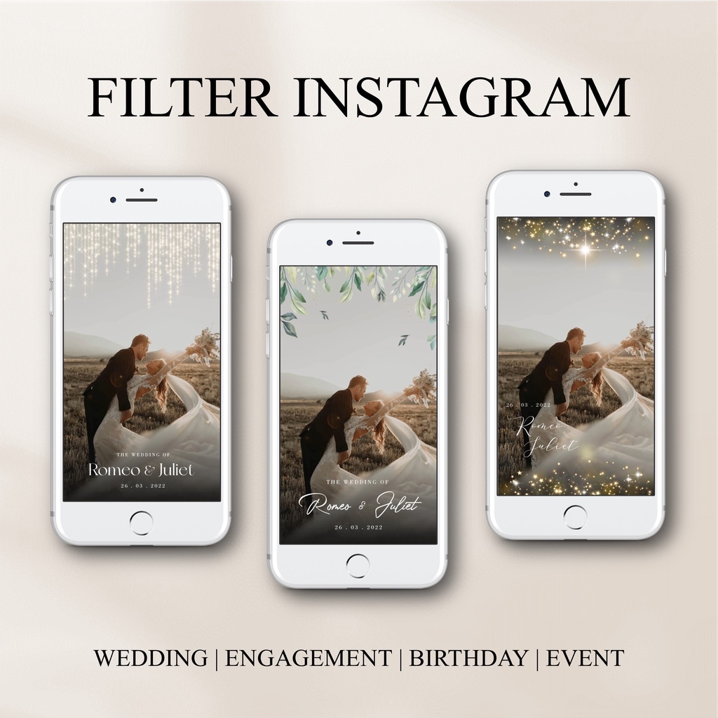 FILTER INSTAGRAM WEDDING/ENGAGEMENT