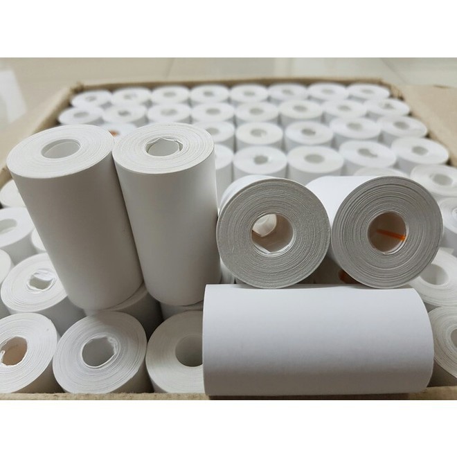 Thermal Paper 58 X 30 mm 10 Roll Kertas Struk Untuk ATM Printer Zjiang