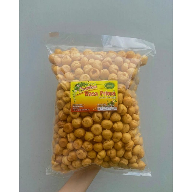 

[500 Gram] Sus Mini Kering Original/Soes Mini Kering Keju Snack Kiloan Camilan Enak Murah Gurih