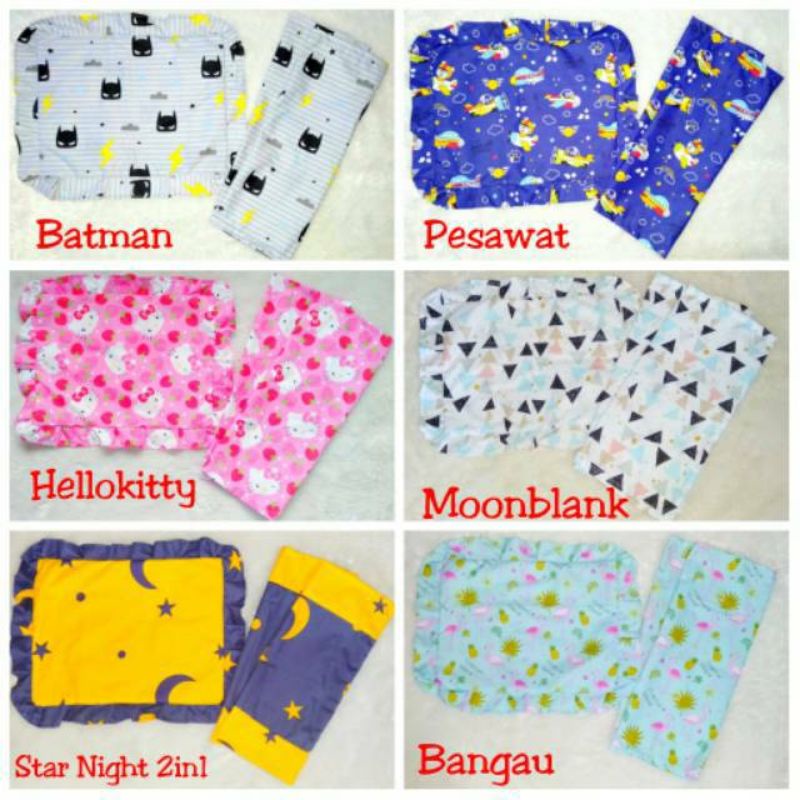 Sarung Bantal Guling Bayi Rumbai Lucu Bahan Katun