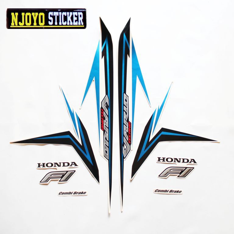 STIKER STRIPING VARIO 125 LED 2016 PUTIH