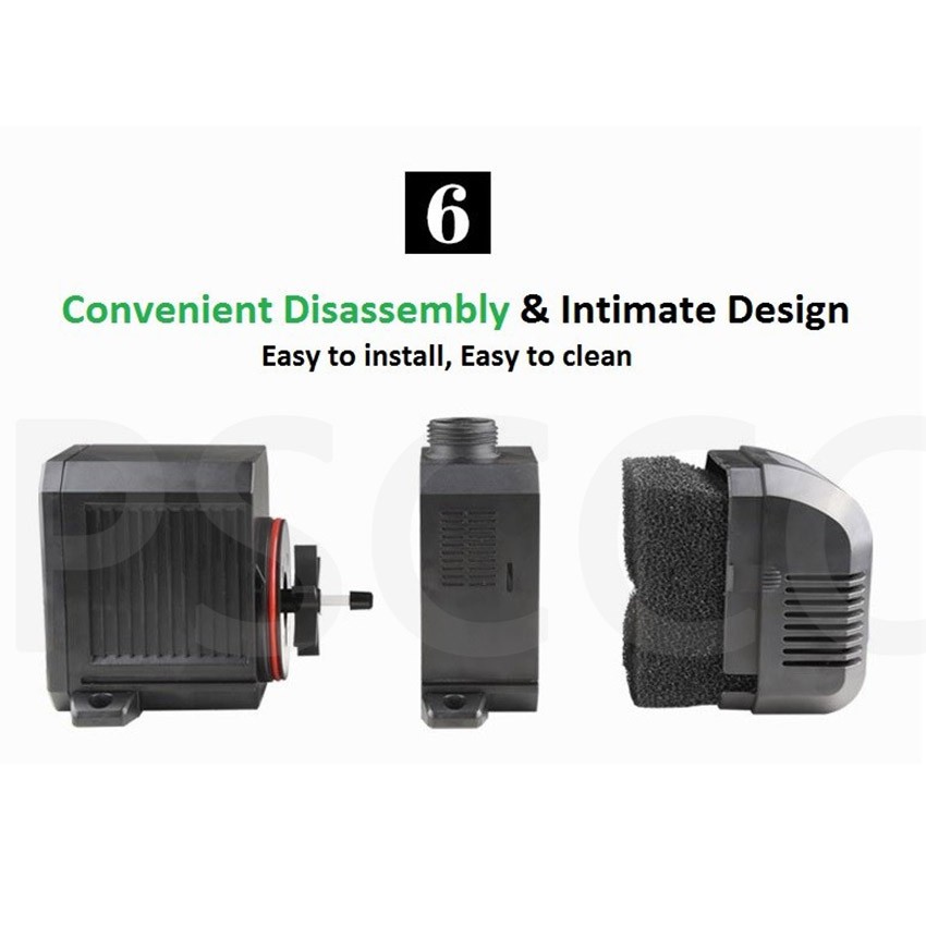 Ultra-Quiet Brushless Motor Submersible Water Pump Air Pompa Kolam Ikan Aquarium Akuarium