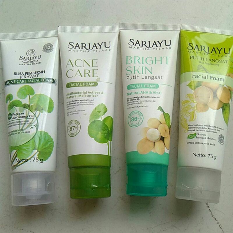 SARIAYU FACIAL FOAM 75g Dan 100g