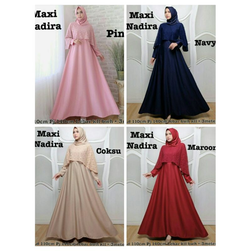 BeliBeliStore gamis nadira maxi /  fashion muslim