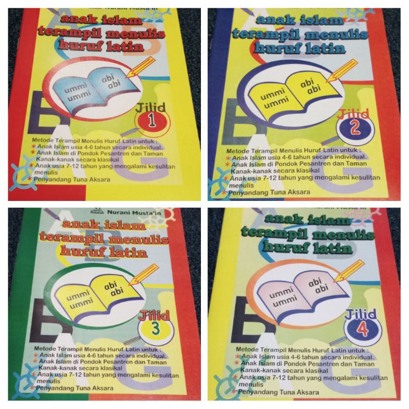 Paket buku "Anak islam terampil menulis"