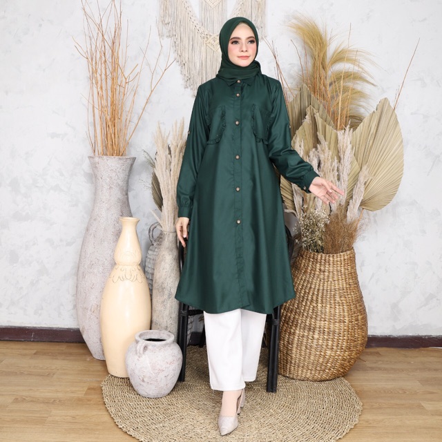 Tunik terbaru/tunik toyobo original Rubama (Tunik Aisyah)