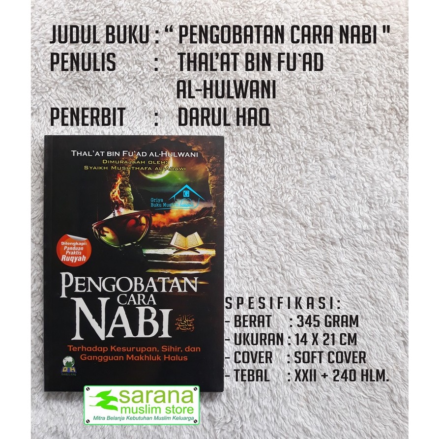 BUKU PENGOBATAN CARA NABI SAW TERHADAP KESURUPAN SIHIR DAN GANGGUAN MAKHLUK HALUS