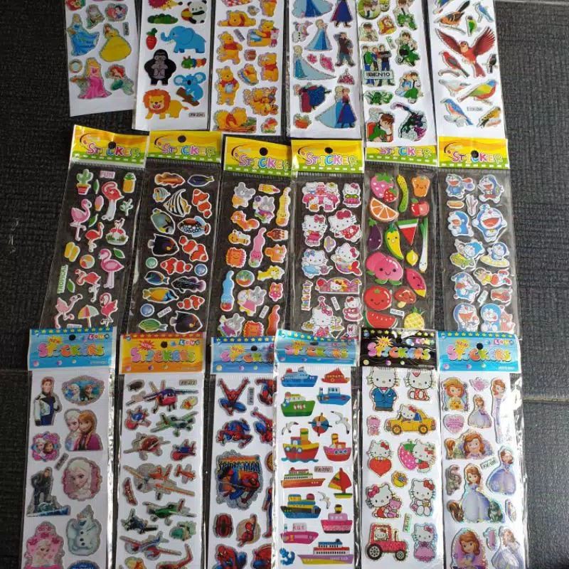 

edutoys shop STIKER KIDS reward koleksi lucu