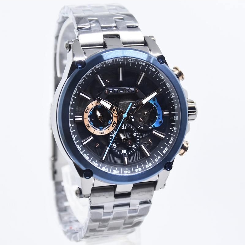 Jam Tangan Pria Police PEWJK2110841 Rantai Original Murah
