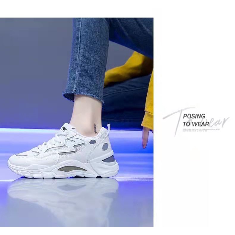 Free Box Sneakers Wanita NS205A Sepatu Sneaker Wanita Import   Termurah