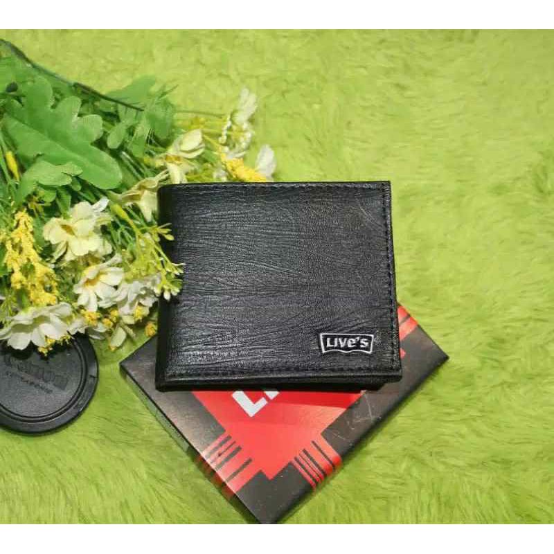 DOMPET KULIT SINTETIS LIPAT PRIA / DOMPET PRIA LEVIS