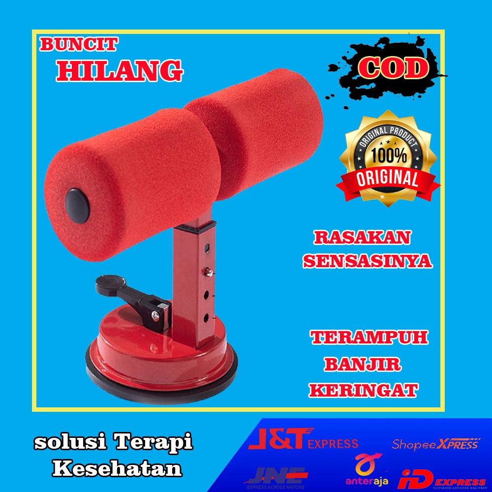 Alat GYM UP peralatan alat bantu fitnes Sit Up Bench dirumah praktis