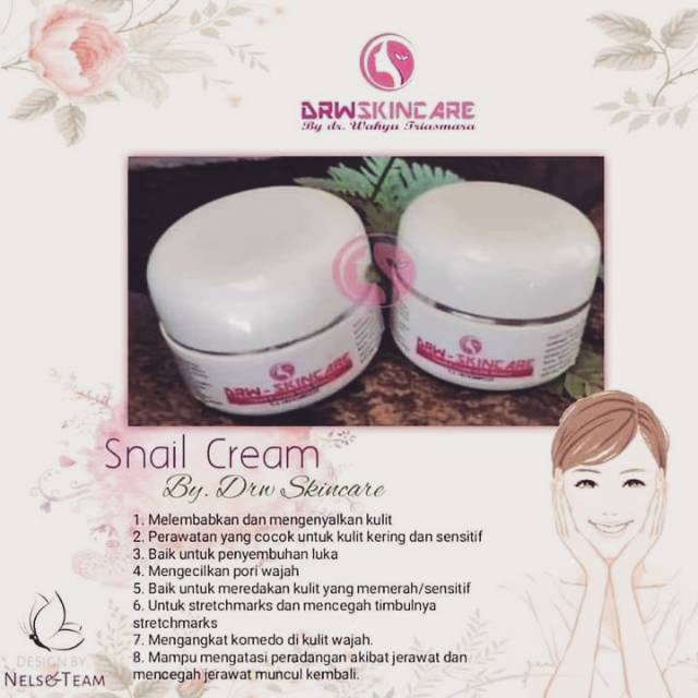 Snail cream Drwskincare by dr wahyu triasmara