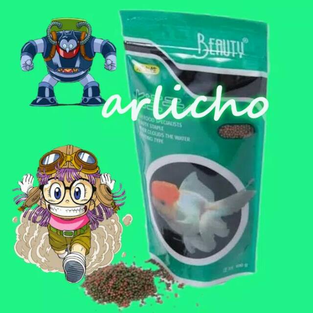 

Pellet / Pakan Ikan Beauty Fish Food 2 mm mix 100 gram