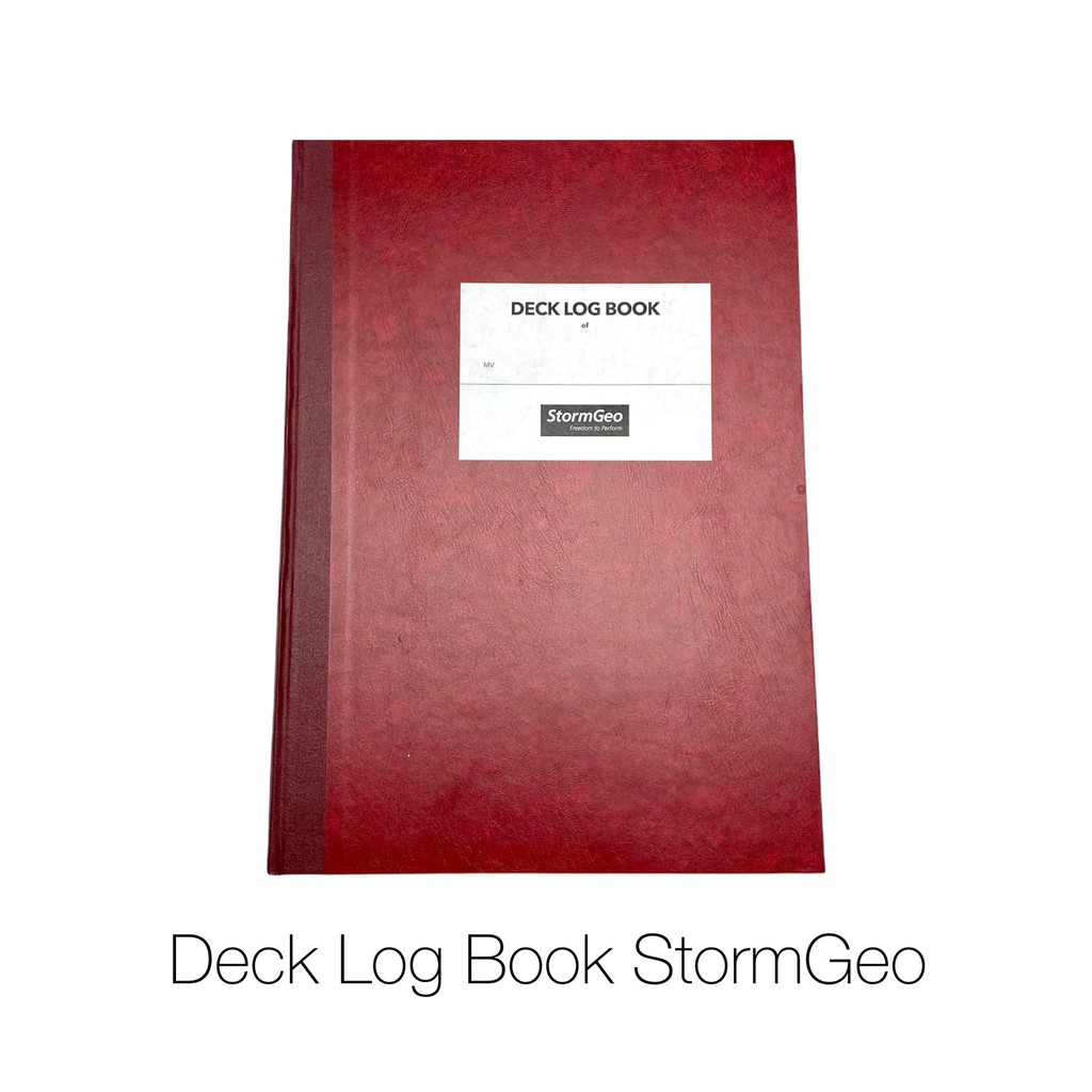 

Deck log Book StormGeo