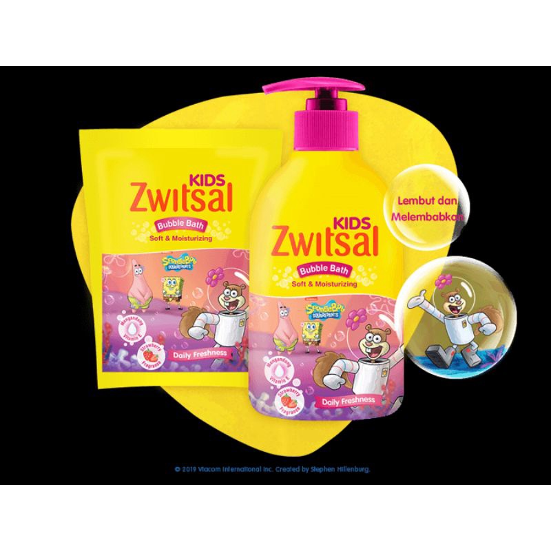 Zwitsal Kids Bubble Bath - Zwitsal Sabun Mandi Anak Foam