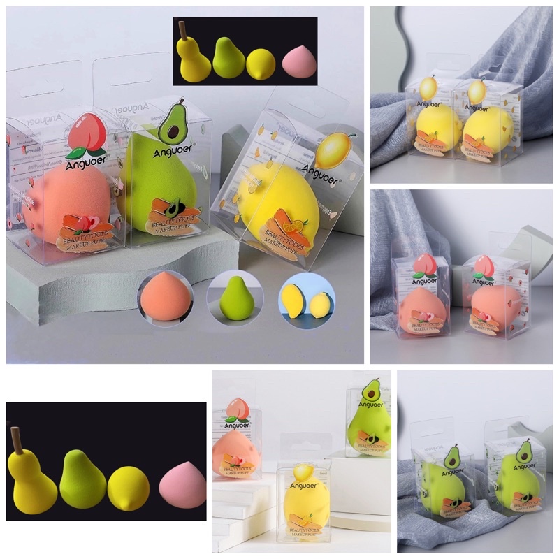 READY! SPONGE MAKE UP FRUIT / BEAUTE BLENDER  Anguoer