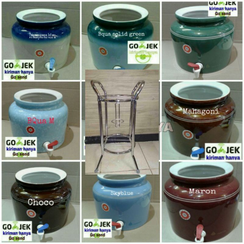 Guci Galon , SET keramik , bagus dan lucu