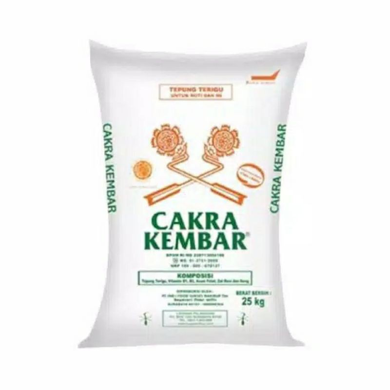 

Tepung Terigu Cakra Kembar 25 kg