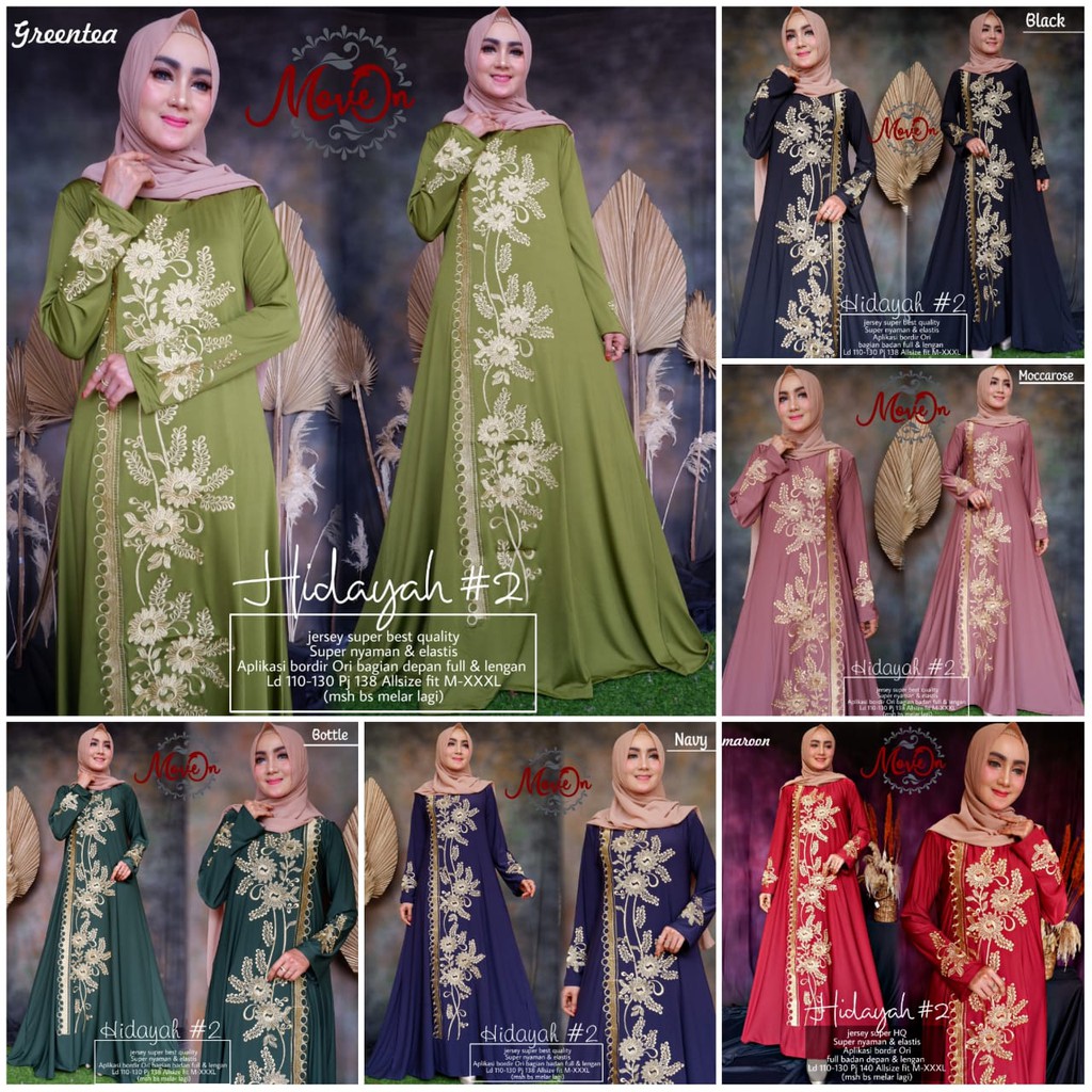 GAMIS JUMBO XXXL / BORDIR / BAJU GAMIS JUMBO / GAMIS TURKI / GAMIS JERSEY