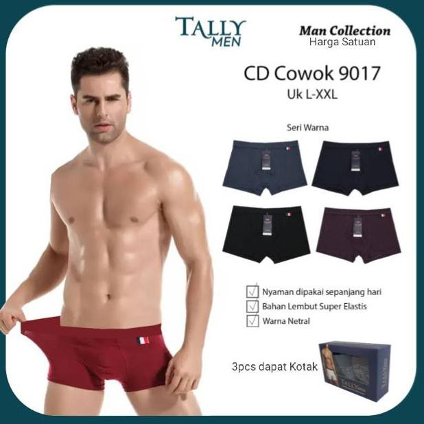 ❤ MIMI ❤ CD BOXER PRIA TALLY  9008 9017 SIZE M - XXL Harga Per 1 Pc